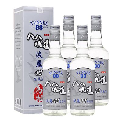 八八坑道600ml*4瓶台湾高粱42度