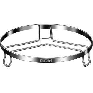 高压锅蒸架304不锈钢加厚家用厨房隔水蒸笼架子多功能三脚架蒸菜