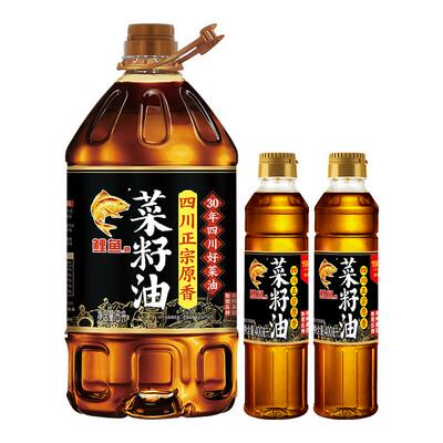 鲤鱼非转基因小榨四川浓香菜籽油
