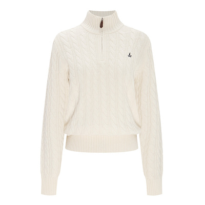 Navigare纯羊毛绞花针织衫