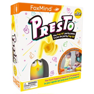 Foxmind presto我是高手亲子对战减压桌游锻炼一一对应反应力玩具