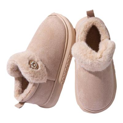 保暖棉鞋女2024新款冬季加绒加厚