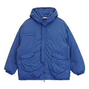 Holocene美式潮牌日系复古多口袋工袋连帽防泼水保暖羽绒服外套男