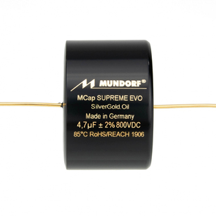 德国Mundorf蒙多福Mcap Supreme EVO oil金银油浸耦合分频电容器