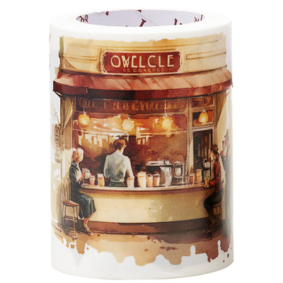 WT正品咖啡甜品手帐胶带