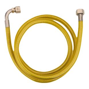 304不锈钢透明弯头加密天燃气管道煤气管家用防爆金属波纹管