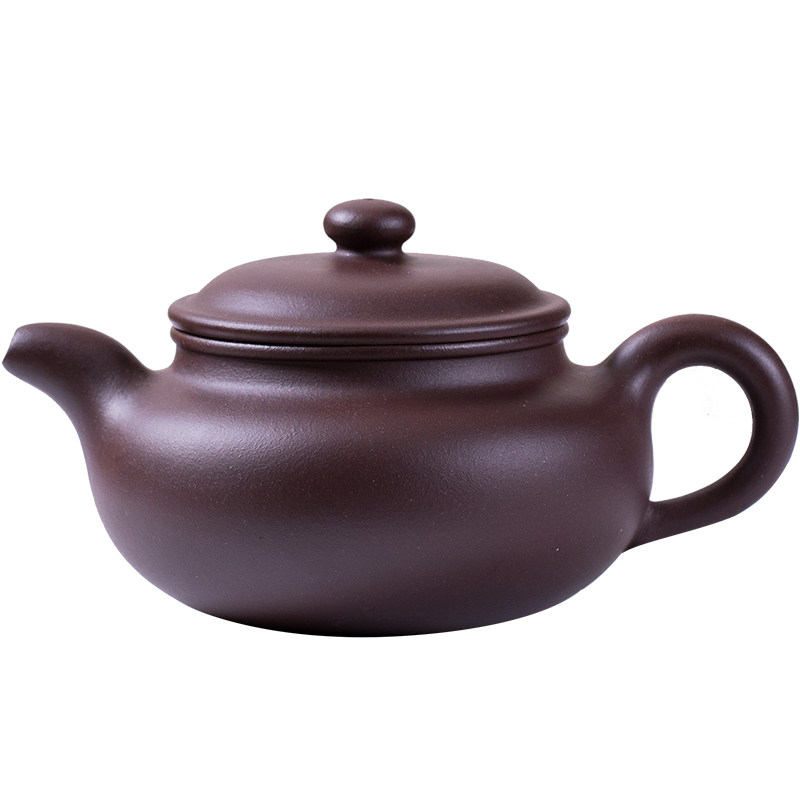 原矿茶具扁腹宜兴紫砂壶