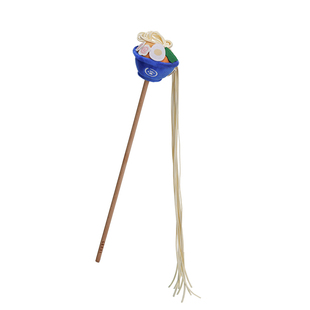 日式拉面逗猫棒猫薄荷猫咪玩具自嗨解闷互动长杆耐咬蛋白线逗猫