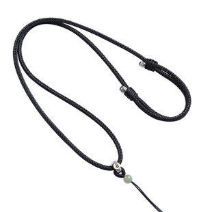 十二生肖吊坠挂绳手工编织翡翠黄金挂脖项链绳平安扣挂件玉坠绳子