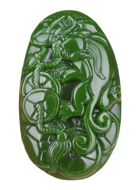 招财皮丘挂件新疆和田玉