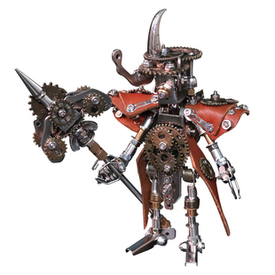 机械党龙骑军团金属拼装模型可变形积木国创机甲潮玩送礼生日礼物