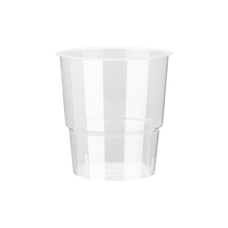 家用一次性杯子加厚塑料杯硬式航空杯透明水杯食品级酒水酒席茶杯