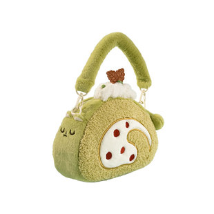 【设绘人SOFDOLL】憨喵猫卷斜挎痛包可爱多色毛绒新品少女心背包