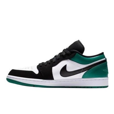 耐克/Air Jordan 1 潮流复古女款低帮耐磨篮球鞋黑绿 553560-113