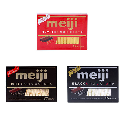 新货刚到！日本明治钢琴巧克力
