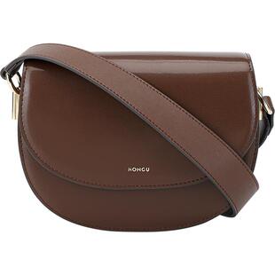 红谷包包女春夏新款质感牛皮单肩斜挎包高级感马鞍包斜跨女士小包