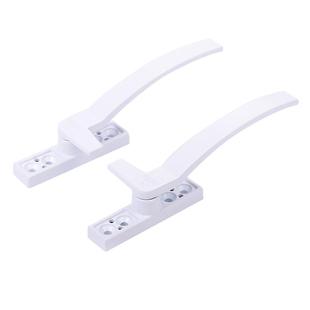 春光塑钢执手平开窗上悬窗七字把手单点门窗锁扣拉手五金门窗配件