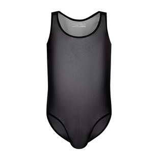 男士内衣网纱透气舒适锁温保暖透明连体衣运动健身柔软舒适青年潮