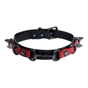 CHICCHOK神秘女王项圈男高级朋克摇滚风尖刺颈圈颈带颈环女choker