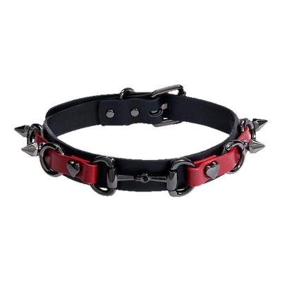 CHICCHOK神秘女王项圈男高级朋克摇滚风尖刺颈圈颈带颈环女choker