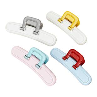 食品封口夹厨房家用保鲜袋密封防滑零食包装奶粉茶叶夹子防潮神器