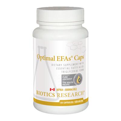 加拿大直邮 Biotics Research  Optimal EFAs BC 120 Capsules