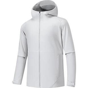 安踏冠军全天候系列HOODY夹克石墨烯风衣男冬季加绒外套152540617