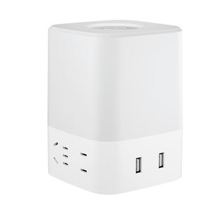 夜间床头灯卧室小夜灯婴儿喂奶护眼插电台灯插座一体多功能睡眠灯