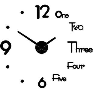 挂钟钟表创意钟表挂钟现代简约免打孔diy创意艺术个性简约时钟