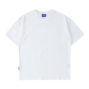 WASSUP HEODS重磅280G圆领新疆棉夏短袖T恤男女白色宽松纯棉国潮