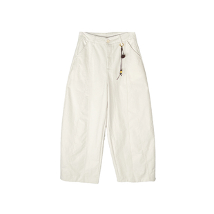 氛围感拉满！气球小弯刀休闲裤女2026新款春季宽松慵懒百搭长裤子