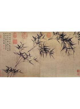 高清艺术喷绘画芯宣纸绢布卷轴画