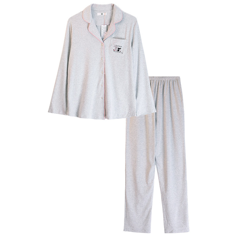 舒绒棉抑菌防螨女睡衣家居服套装