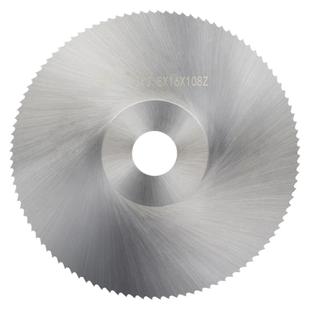 HSS超薄高速钢锯片木工金属切割片亚克力铝材白钢圆锯片内孔16mm