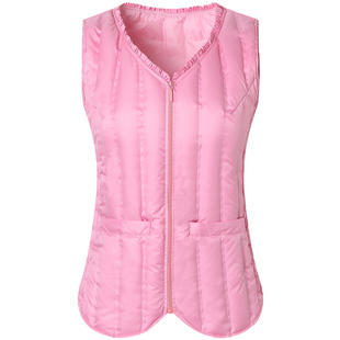 轻薄羽绒马甲女冬短款修身内穿韩版妈妈打底保暖背心坎肩马夹内胆