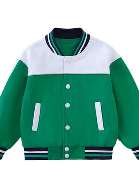 武汉光谷小学春秋拼色校服外套