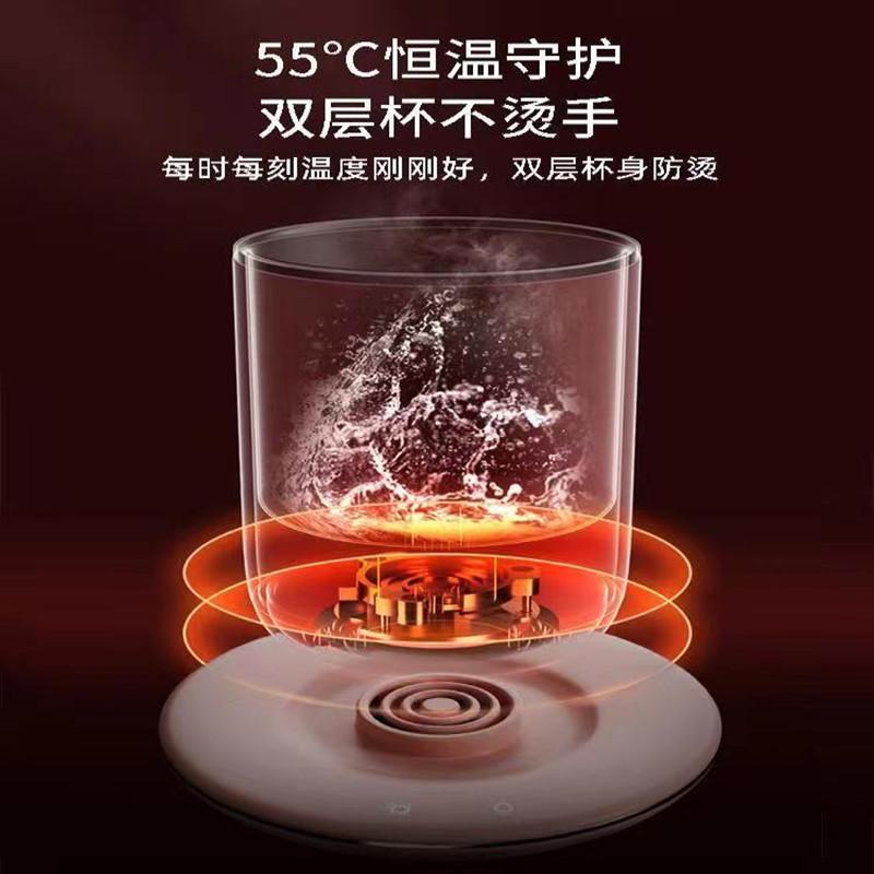 vimi新款恒温搅拌杯全自动可加热咖啡杯电动磁力懒人水杯子