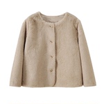 小香风外套2025冬新款220斤胖mm大码名媛气质显瘦环保水貂毛皮草