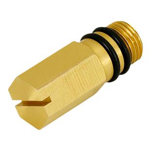 水龙头堵塞头冷热水进水口改装单冷水扣单孔软管全铜闷头配件加厚