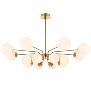 德国柏曼轻奢客厅吊灯 美式现代简约大气主灯分子灯餐厅智能灯具