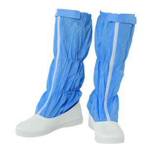 无尘鞋防静电高筒靴长筒皮革开网帆布透气洁净无尘车间男女工作鞋