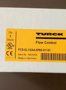 【询价】图尔克FCS-GL1/2A4-AP8X-H1141 未拆适用
