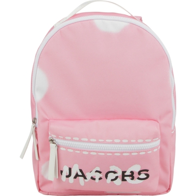 【折扣】Marc Jacobs 女童品牌标志印花帆布双肩包