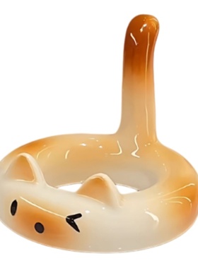 猫咪手机平板支架桌面摆件