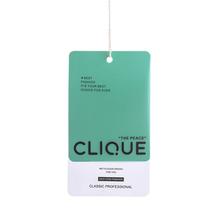 儿童商标吊牌定制衣服价格标签牌卡片服装店logo设计女装吊卡定做