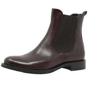 Ecco爱步女鞋新款切尔西短靴真皮英伦复古休闲女靴型塑266503现货