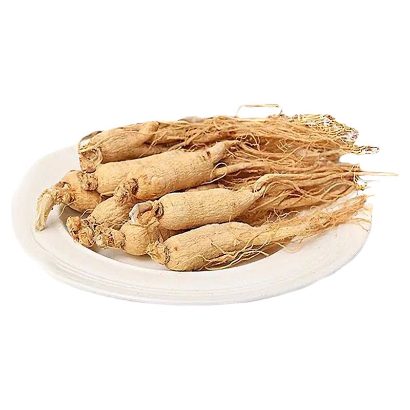 长白山人参批发 吉林厂家生晒参盒装500g25支左右原皮全须白参干