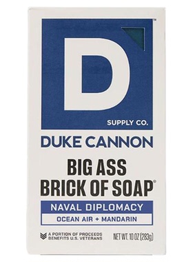美国Duke Cannon-Naval海上霸权清新海洋香调男士身体沐浴皂283g