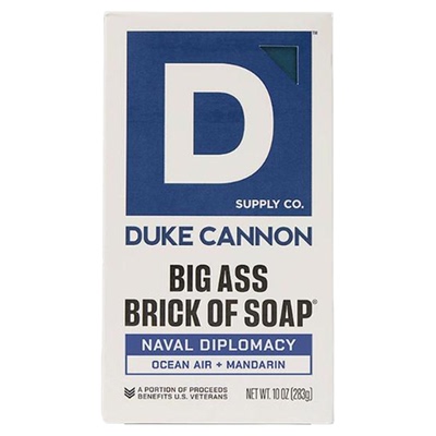 美国Duke Cannon-Naval海上霸权清新海洋香调男士身体沐浴皂283g