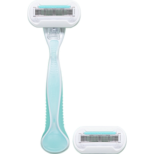 吉列venus维纳斯芦荟脱毛刀敏感肌女士手动刮毛刀腋毛脱毛刀便捷